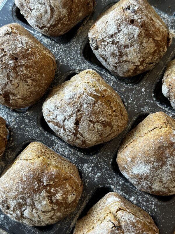 Rye Bread with Sultanas, Coffee & Spices (8 Mini Loaves)