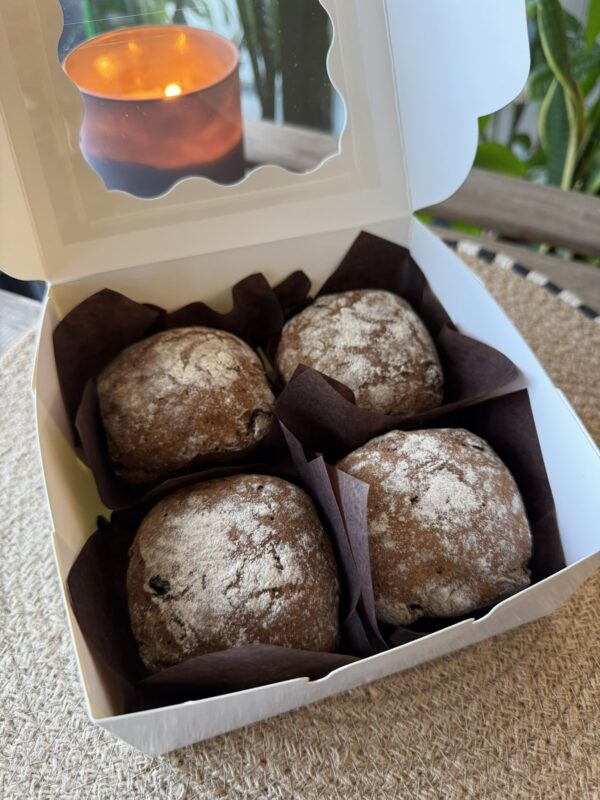 Rye Bread with Sultanas, Coffee & Spices (8 Mini Loaves)